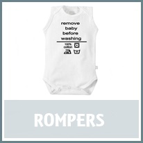 Romper met leuke tekst