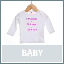 Baby kleding met leuke tekst