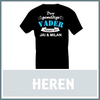 Heren t-shirts bedrukking