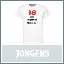 Jongens t-shirt met tekst