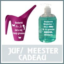 Juf meester cadeau