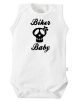 Baby romper bedrukking  Baby biker
