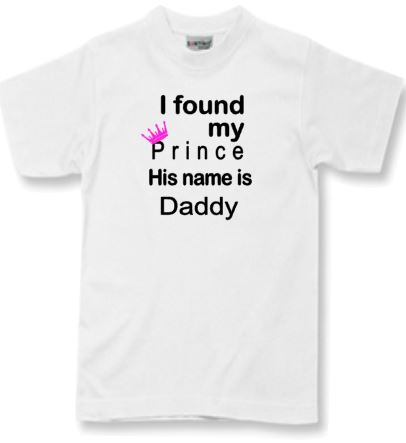 Kinder T-shirt, I found my prince