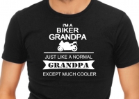 T-shirt  Im a biker Opa ( Grandpa )