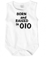 Baby romper  born and raised in 010