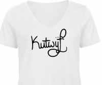 Dames t- shirt met tekst 'Kutwijf'