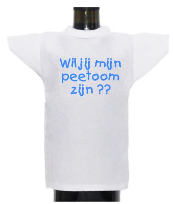Mini T-shirt Wil jij mijn peetoom zijn