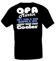 T-shirt  Opa Martin net zoals een normale Opa maar dan veel cooler.