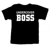 Baby T-shirt bedrukking undercover boss