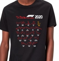 T-shirt Formule 1 agenda 2020