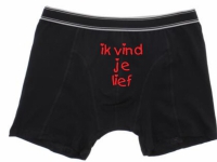 Heren boxershort Ik vind je lief