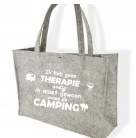 Vilten tas ik heb geen therapie nodig camping