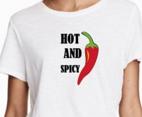 T-shirt Hot and spicy
