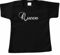 Baby t-shirt met bedrukking ' Queen'