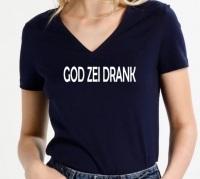 T-shirt God zei drank