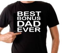 T-shirt Best bonus dad ever