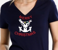 Dames t-shirt Merry christmas