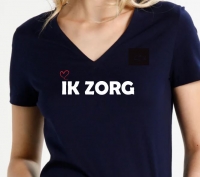 Ik zorg dames t-shirt