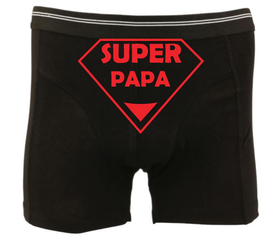 Heren boxershort voor een 'Super papa'