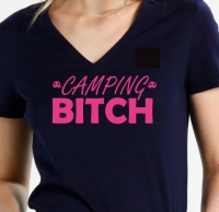 Camping bitch t-shirt