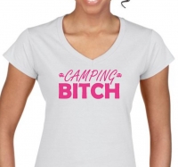 Camping bitch t-shirt