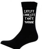 Dames sokken met tekst  voor de liefste tante
