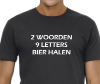 2 woorden 9 letter bier halen t-shirt