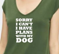 Dames T-shirt Sorry i can't