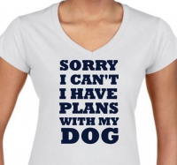 Dames T-shirt Sorry i can't