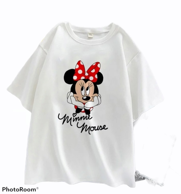 Minnie mouse Dames t-shirt wit