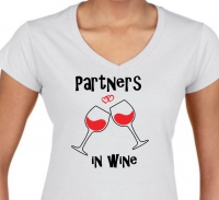 Partners in wine t shirt