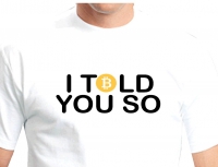 I told you so bitcoin t shirt