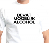 Bevat mogelijk alcohol Heren t-shirt