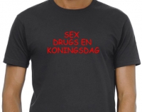 Koningdag shirt Sex drugs en Koningsdag