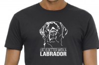 T-shirt Life is better with a Labrador