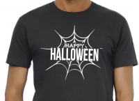 Heren t- shirt happy halloween