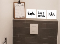 Kak/ Kak shit happens/ kak stickers