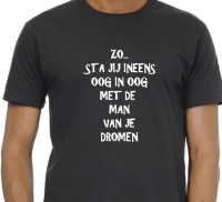 Zo... sta jij ineens oog in oog met de man van je dromen