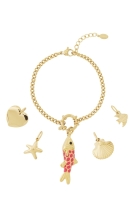 Armband met vis bedel