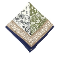 bandana bruin olijf groen blauw