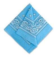 Bandana licht blauw