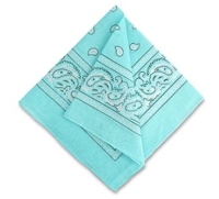 Bandana licht turquoise