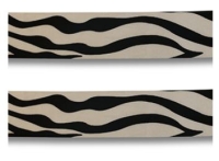 Bandana Zeebra beige en zwart