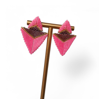 Brick Stitch Oorbel driehoek Amira