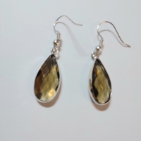 Druppel oorbellen zilver