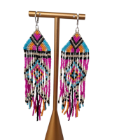 Franje boho oorbellen Feline