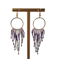 Franje boho oorbellen Mae