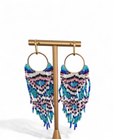 Franje Boho en  oorbellen Luna