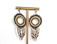 Franje Boho en  oorbellen Spring