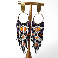 Franje oorbellen Amy